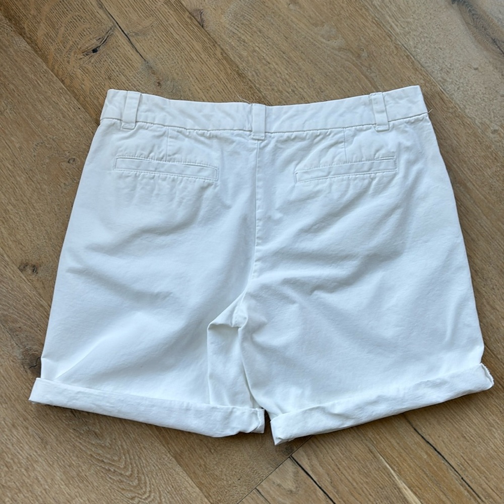 GAP Boyfriend Roll-Up Shorts Size 6 - Picture 3 of 5